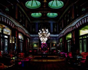 Необычные Отели Стамбула - Интериор отеля Pera Palace