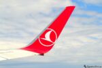 Крыло самолёта Turkish Airlines