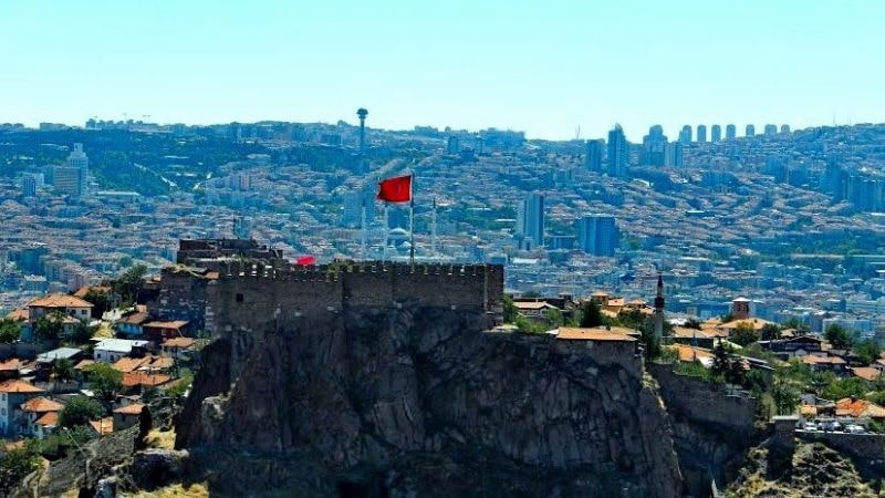 Крепость Анкары и вид на город