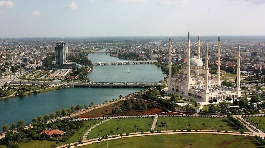 Мечеть Сабанджи и река Сейхан - Адана